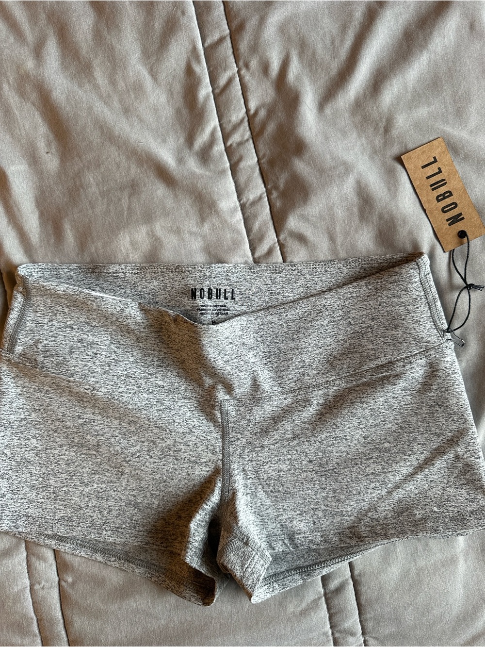 NOBULL Heather Gray Women's Athletic Shorts